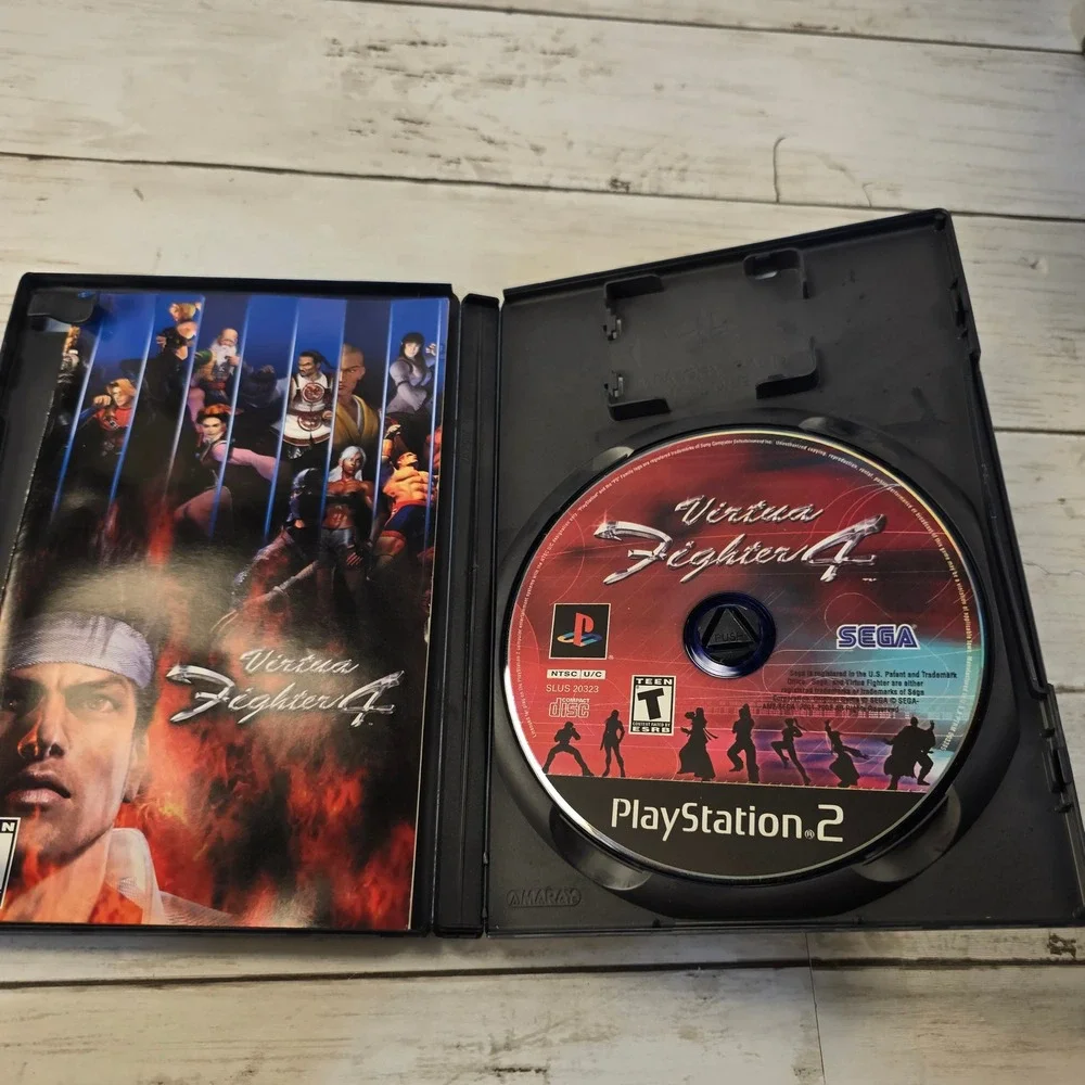 Virtua Fighter 4 Sony PlayStation 2 PS2 Sega Fighting Game Disc CIB SLUS 20323